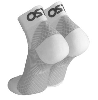 FS4Q Plantar Fasciitis Crew Socks White